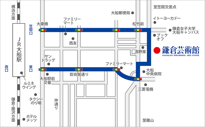 鎌倉芸術館map